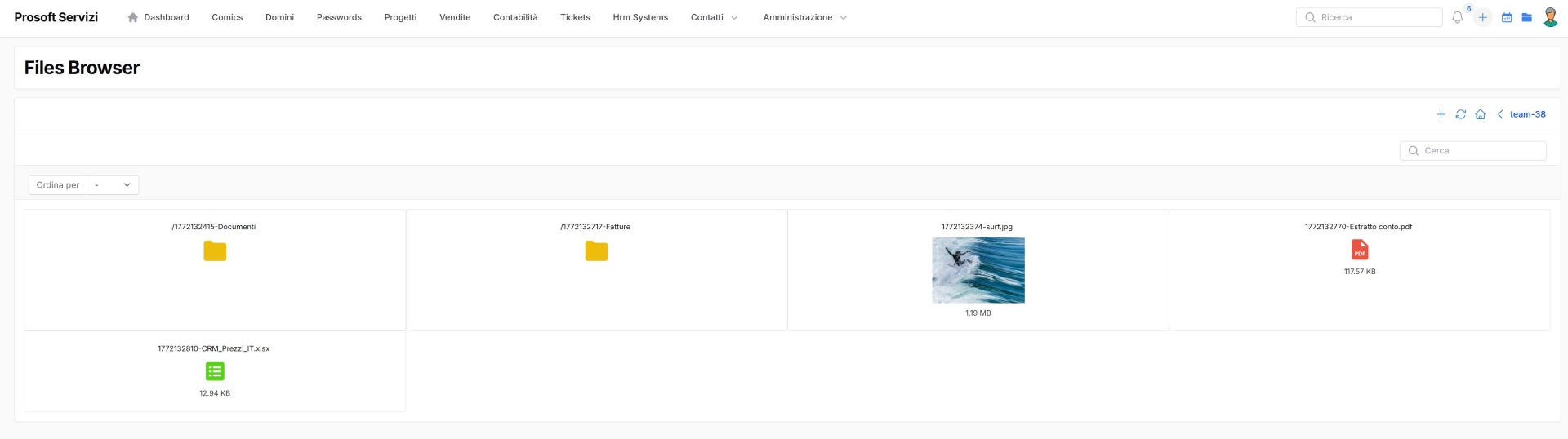 crm gestione documenti